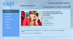 Desktop Screenshot of cis-zeitarbeit.de